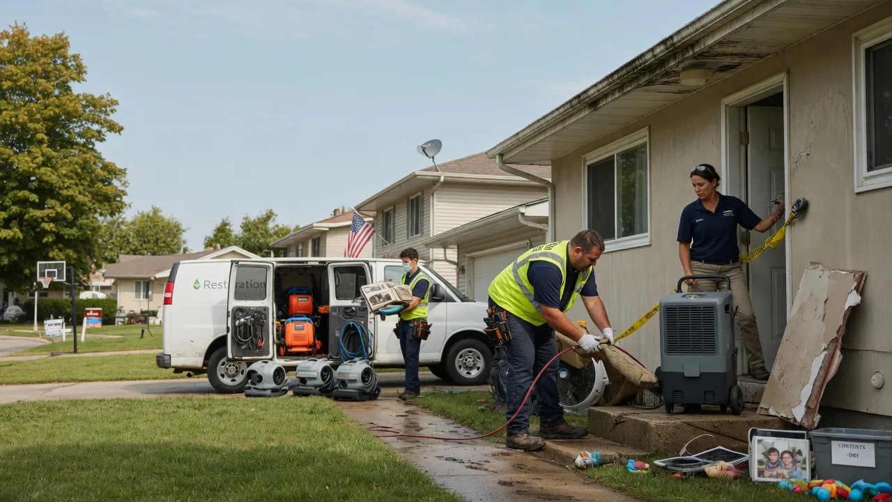 Water Damage Restoration in Newhall, IA near me